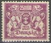 156 Freie Stadt Danzig, Deutschland, Großes Staatswappen 250.000M, ungestempelt, Briefmarke