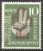 239 Deutscher Katholikentag 10 Pf Deutsche Bundespost