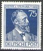 964, Heinrich von Stephan, 75 Pf, Deutsche Post, Alliierte Besetzung