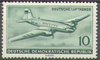 513 Ziviler Luftverkehr 10 Pf  Briefmarke DDR
