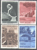 Satz 442-445 Pilgerfahrt Vatikan Poste Vaticane Briefmarken