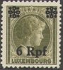 20 Freimarke aus Luxemburg mit Aufdruck 6 Rpf Deutsche Besatzungsausgabe