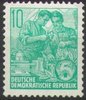 704A Fünfjahrplan 10 Pf Briefmarke DDR