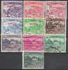 Satz 96-105 Einheimische Ansichten Briefmarken Pakistan  تمبر پاکستان