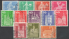 Schweiz 696-710 Postgeschichtliche Motive Briefmarken Helvetia