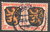 6 Französische Zone, Deutschland, Wappen, 2 x 12 Pf, gestempelt, Briefmarke