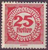 79 Neue Ziffernzeichnung 25 Heller Republik Deutschösterreich