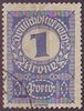 84 y Neue Ziffernzeichnung 1 Krone Republik Deutschösterreich