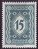 109 Neue Ziffernzeichnung Porto 15 Kronen Österreich