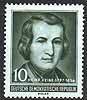 516 Heinrich Heine 10 Pf  Briefmarke DDR