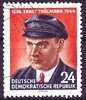 432 Ernst Thälmann 24 Pf  Briefmarke DDR, 2.Wahl