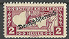252 B Eilmarke 2 Heller mit Aufdruck Deutschösterreich