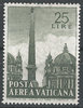320 Flugpostmarke Poste Vaticane 25 Lire Briefmarken
