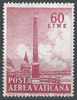 323 Flugpostmarke Poste Vaticane 60 Lire Briefmarken