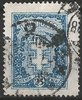 273 A Doppelkreuz 25 Centai Lietuva Briefmarke Litauen