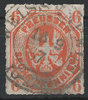 15 a Preussen 6 Pfennige Briefmarke Altdeutschland