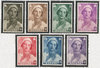 Satz Tod von Königin Astrid 408-414 Belgique Belgie stamps