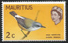 268 Vögel Mauritius 2 c stamp