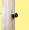 Nagelisolator mit Knopf für Elektrozaun - Holzphahl