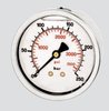 Edelstahl - Manometer d63 Glyzerin Rohrfedermanometer