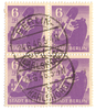 2A Sowjetische Zone , Block - 4 x 6 Pfennig, Briefmarke, Alliierte Besatzung