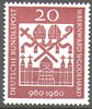 336 Bischof Bernward 20 Pf Deutsche Bundespost