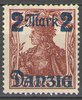 28 I Freie Stadt Danzig, Deutschland, Germania 2 M auf 35 Pf, ungestempelt, Briefmarke