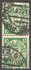 194 x Freie Stadt Danzig, Deutschland, Staatswappen im Kreis, 2x10 Pf, gestempelt, Briefmarke