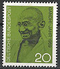 608 Mahatma Ghandi 20 Pf Deutsche Bundespost
