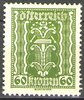 375 Freimarke 60 K Republik Österreich Briefmarke