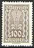 378 Freimarke 100 K Republik Österreich, Briefmarke
