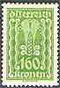 381 Freimarke 160 K Republik Österreich Briefmarke