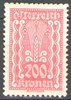 383 Freimarke 200 K Republik Österreich Briefmarke