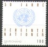 1804 Vereinte Nationen UNO 100 Pf Briefmarke Deutschland