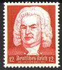 574 Schütz Bach Händel Feier 12 Pf Deutsches Reich