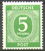 915 Freimarke Kontrollratsausgabe 5 Pf Deutsche Post Alliierte Besetzung
