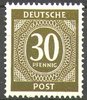 928 Freimarke Kontrollratsausgabe 30 Pf Deutsche Post Alliierte Besetzung
