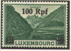 32 Freimarke von Luxemburg mit Aufdruck 100 Rpf Deutsche Besatzungsausgabe
