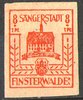 5 Finsterwalde Deutsche Lokalausgabe 8+7 Pf