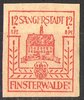7 Finsterwalde Deutsche Lokalausgabe 12+8 Pf