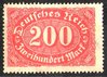 248 Ziffern im Queroval 200 M Deutsches Reich