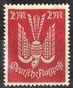 216, Holztaube, 2 M, Flugpostmarke, Deutsches Reich