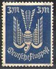 217, Holztaube, 3 M, Flugpostmarke, Deutsches Reich
