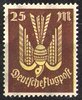 236, Holztaube, 25 M, Flugpostmarke, Deutsches Reich