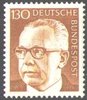 728 Freimarke Gustav Heinemann 130 Pf Deutsche Bundespost