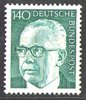 729 Freimarke Gustav Heinemann 140 Pf Deutsche Bundespost