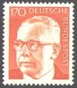 731 Freimarke Gustav Heinemann 170 Pf Deutsche Bundespost