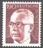 732 Freimarke Gustav Heinemann 190 Pf Deutsche Bundespost