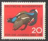466 Jagdbares Federwild Birkhuhn 20 Pf Deutsche Bundespost Briefmarke