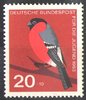 403 einheimische Vögel Gimpel 20 + 10 Pf Deutsche Bundespost Briefmarke